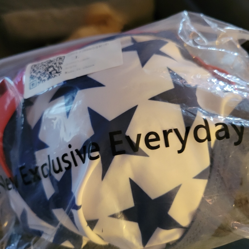 NWT American Flag Print Bikini Size Large - Picture 5 of 5